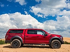 Shown with Standard All Glass Window - CX Revo Truck Cap  - Ford Raptor | 2017 - Current